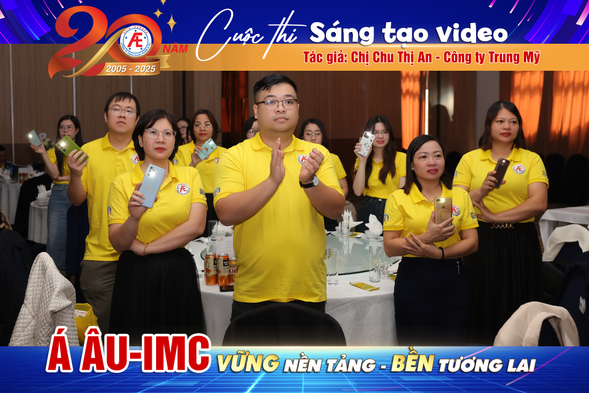 Cuộc thi sáng tạo video: "Dược phẩm Á Âu 20 năm: Vững nền tảng, bền tương lai" - Chị Chu Thị An - Công ty Trung Mỹ